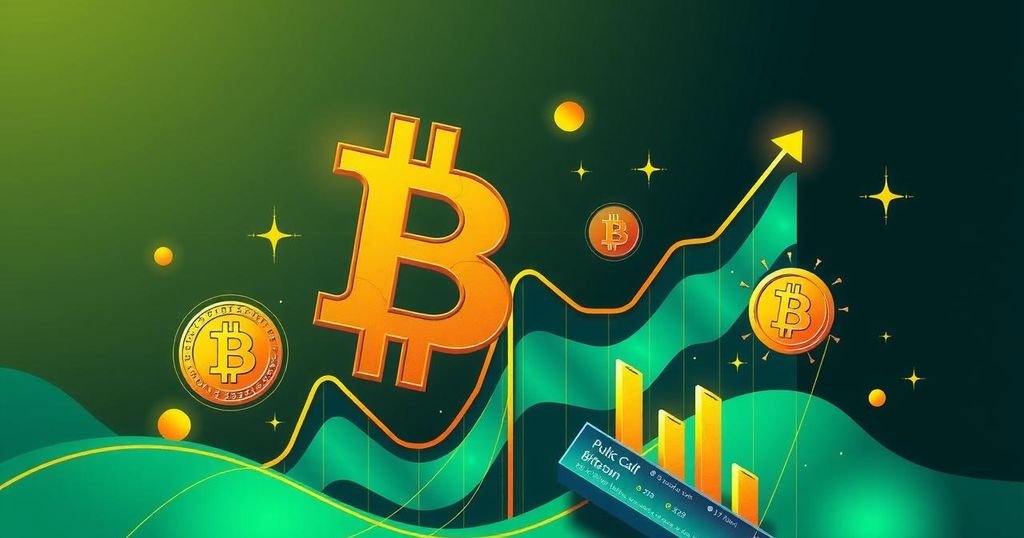 Bitcoin bull run indicators with charts, symbols, and graphs in vibrant colours suggest market optimism and growth potential.