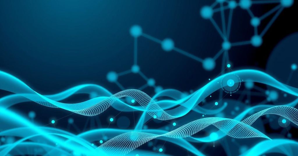Symbolic representation of Tron's blockchain and stablecoins in a digital environment.