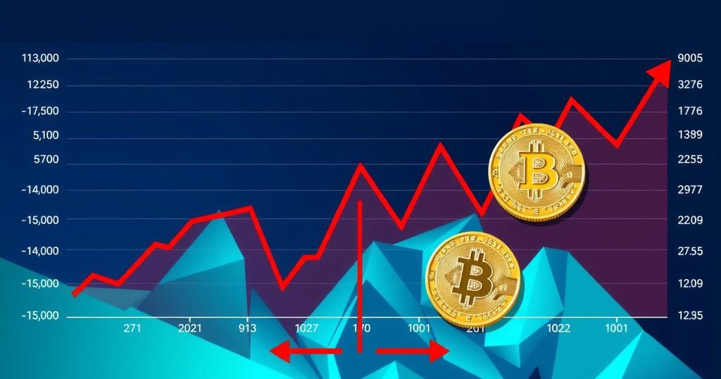 Graph depicting rising Ethereum ETF inflows against declining Bitcoin ETF outflows, capturing market sentiment.