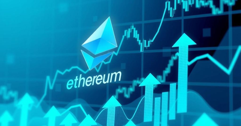 A vibrant cryptocurrency market display showcasing rising trends and dynamic trading visuals.