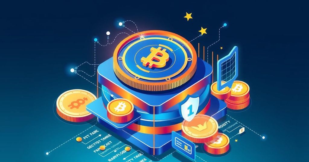 Digital artwork illustrating a complex crypto theft, featuring abstract elements of Bitcoin and digital security symbols.