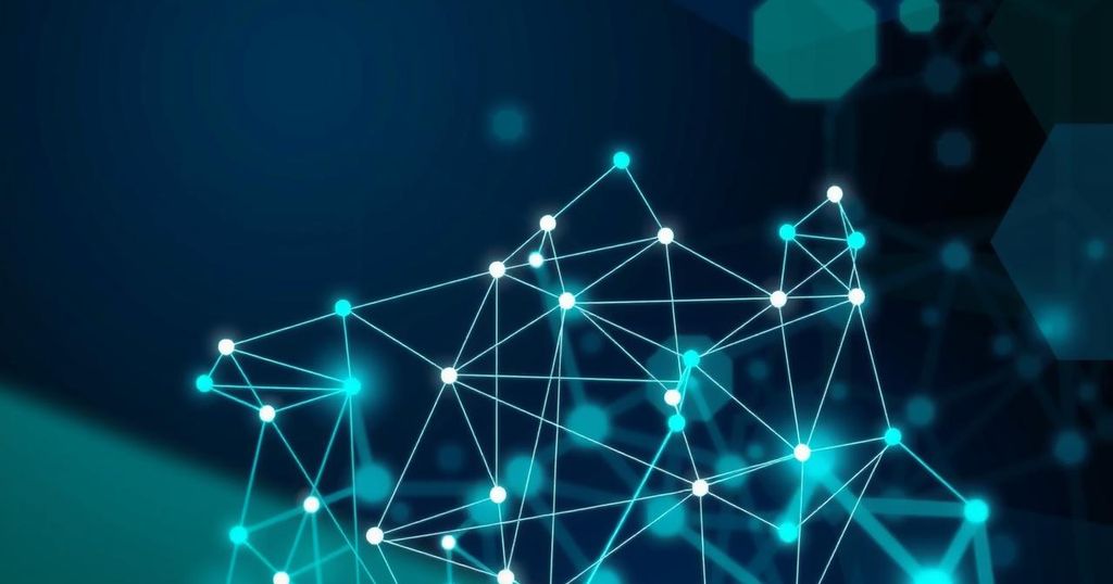 Abstract digital representation of Ethereum's network activity reflecting strong transaction volumes and stable price range.