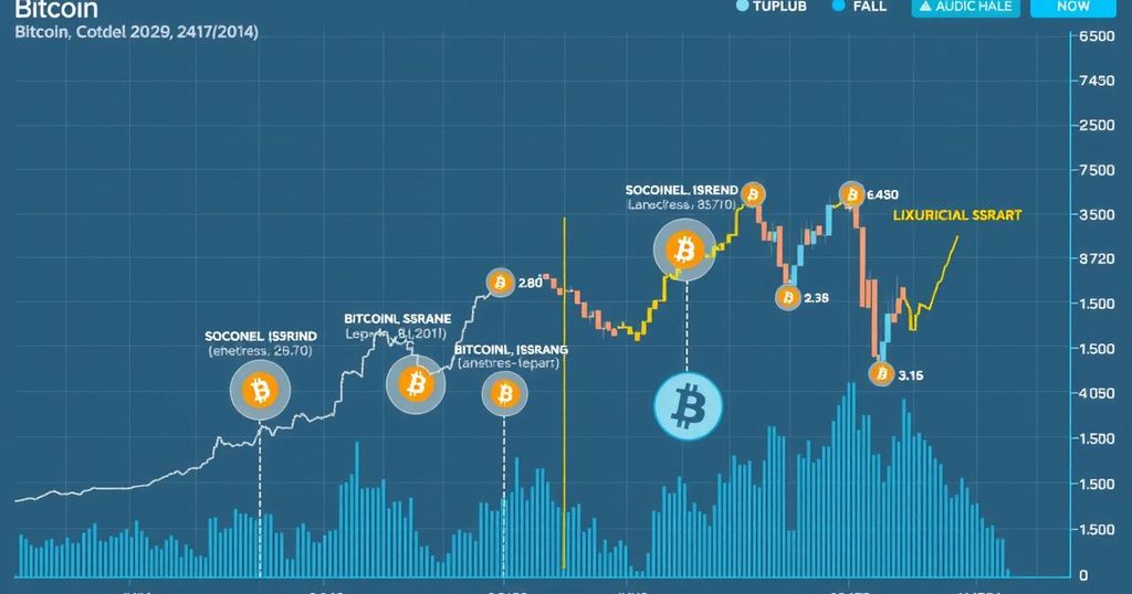 A chart showing declining correlation between Bitcoin and altcoins, highlighting shifting market dynamics and volatility risks.