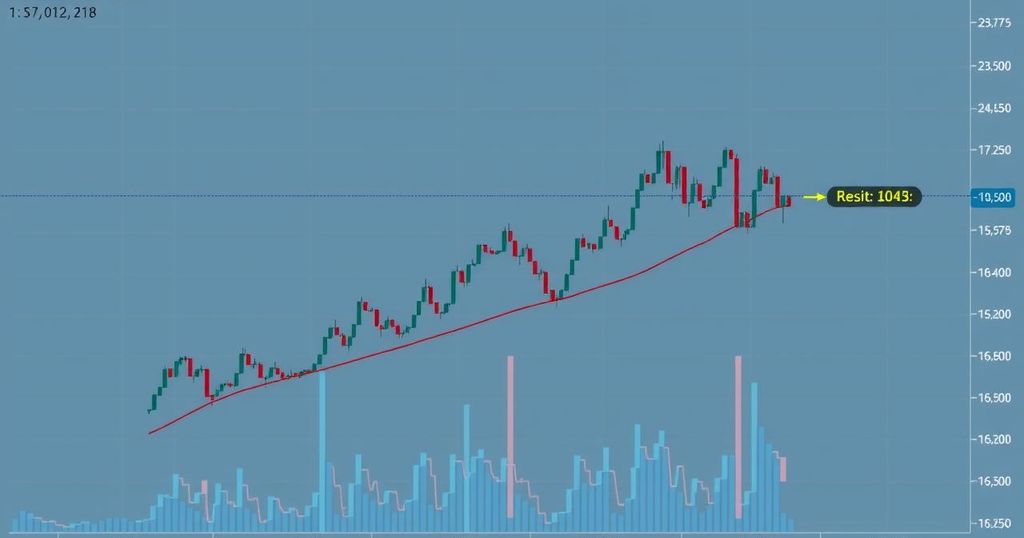 Ethereum price chart displaying fluctuations between $2,379 and $2,519, with resistance and support levels illustrated.